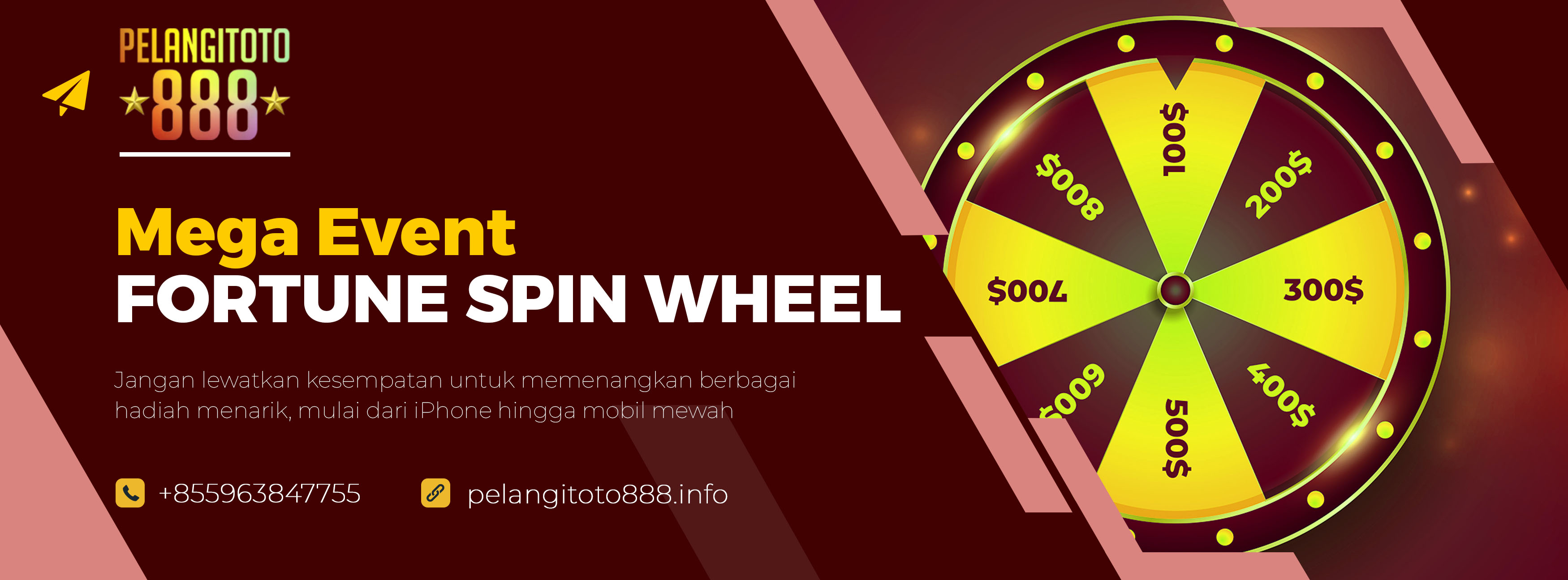 Spin Wheel Pelangitoto888